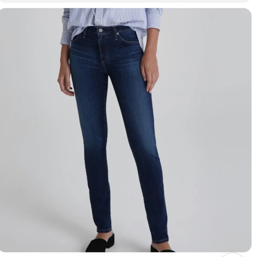 NWT AG Faye mid-rise cigarette jeans